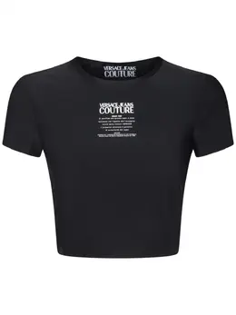Versace Jeans Couture: Футболка с принтом 