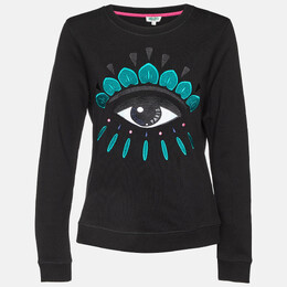 Kenzo: Чёрный свитшот  Eye