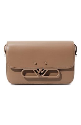 Emporio Armani: Бежевая сумка 
