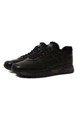 Premiata: Чёрные кроссовки  Mick