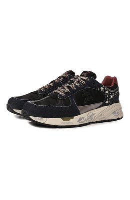 Premiata: Синие кроссовки  Mased