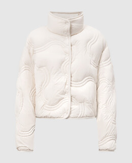 Moncler: Белая куртка 
