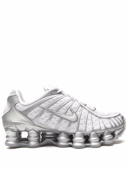 Nike: Серебристые кроссовки  Shox TL
