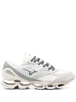 Mizuno: Серебристые кроссовки 