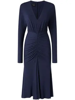 PINKO: Платье с v-образным вырезом 