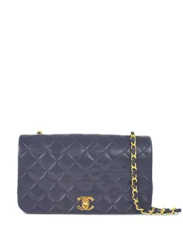 CHANEL Pre-Owned: Синяя сумка 