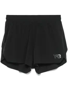 Y-3: Шорты с принтом 