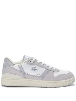Lacoste: Белые кроссовки  T-clip