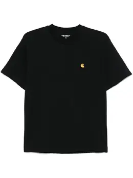 Carhartt WIP: Чёрная футболка  Chase