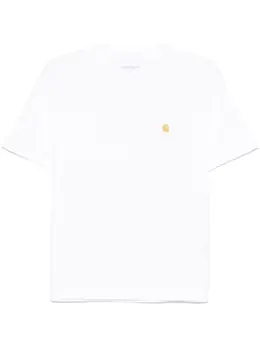 Carhartt WIP: Белая футболка  Chase