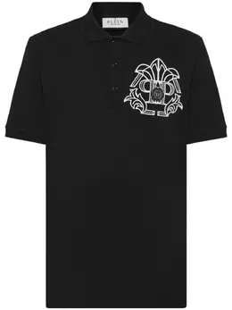 Philipp Plein: Чёрное поло  Skull