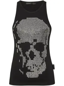 Philipp Plein: Чёрная майка  Skull