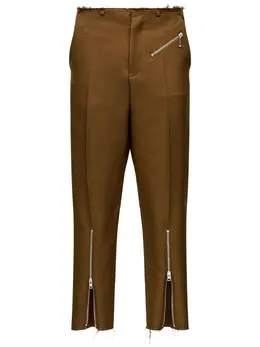 MM6 Maison Margiela: Коричневые брюки 