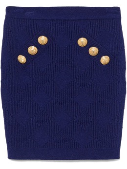 Balmain: Трикотажная юбка 