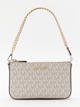 Michael Kors: Белая спортивная сумка 