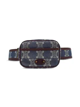 Céline Pre-Owned: Синяя поясная сумка 
