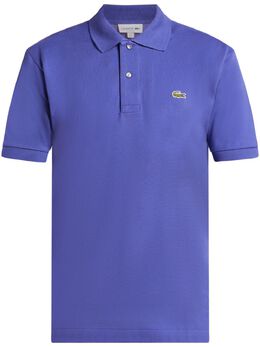Lacoste: Фиолетовое поло 