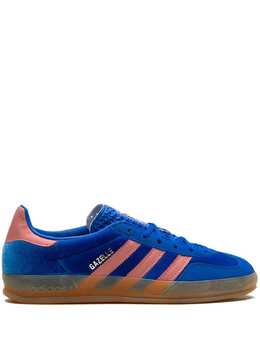 adidas: Голубые кроссовки  Gazelle Indoor