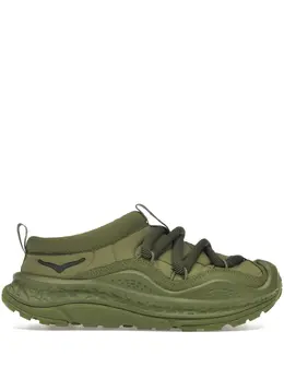 HOKA: Зелёные кроссовки 