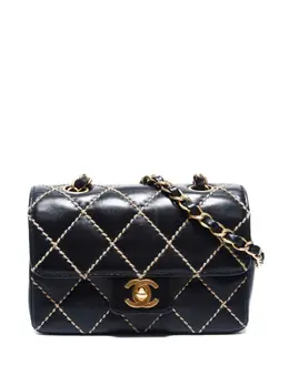 CHANEL Pre-Owned: Чёрная сумка 