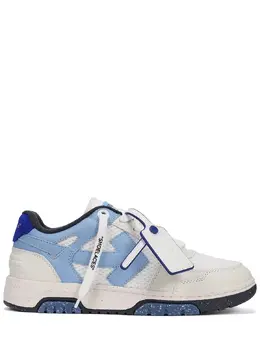 OFF-WHITE: Белые кеды  Out of Office
