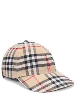 BURBERRY: Бежевая кепка 