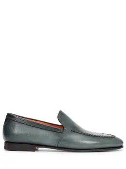 SANTONI: Зелёные туфли 