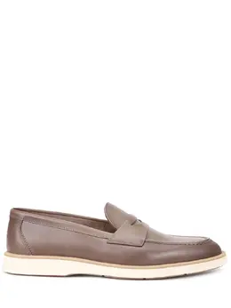 SANTONI: Коричневые туфли 