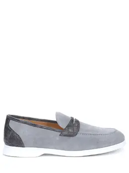 KITON: Серые туфли 