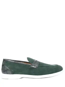 KITON: Зелёные туфли 