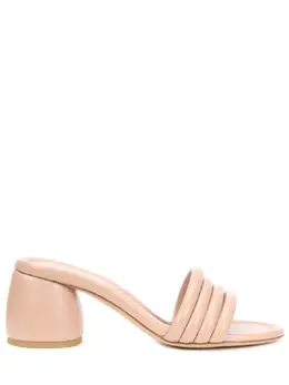 GIANVITO ROSSI: Розовые сабо 