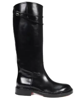 SANTONI: Чёрные сапоги 