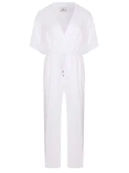HOLY CAFTAN: Льняной комбинезон 