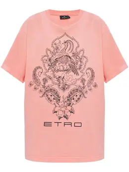 ETRO: Футболка с принтом 
