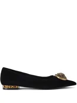 Kurt Geiger London: Чёрные балетки 