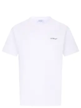 OFF-WHITE: Хлопковая футболка 