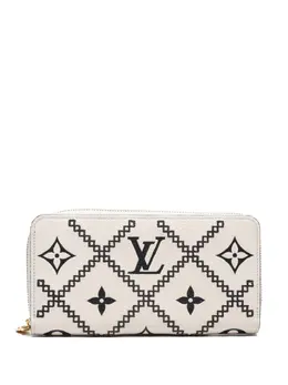 Louis Vuitton Pre-Owned: Бежевый кошелёк 