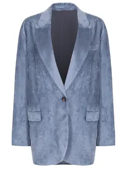 BRUNELLO CUCINELLI: Бархатный жакет 
