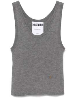 Moschino: Майка из шерсти 