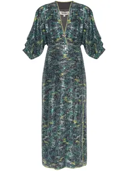 DVF Diane von Furstenberg: Платье с блёстками 