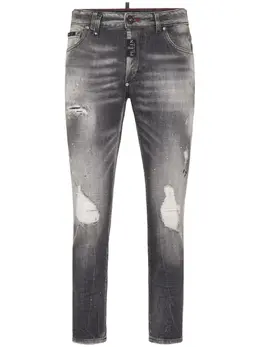 Philipp Plein: Рваные джинсы 