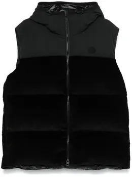 Moncler: Чёрный жилет 