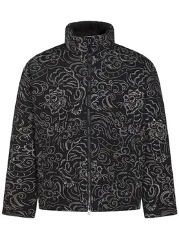 Kenzo: Куртка с растительным принтом 