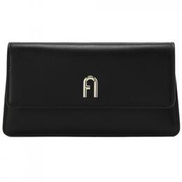 FURLA: Чёрная сумка 