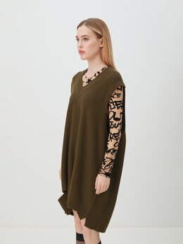 Mm6 Maison Margiela: Зелёный свитер 