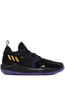 adidas: Чёрные кроссовки  Dame 7