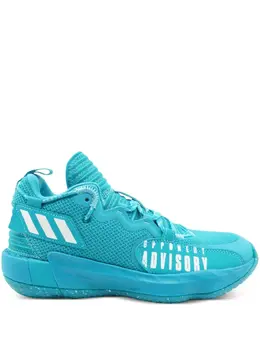 adidas: Голубые кроссовки  Dame 7