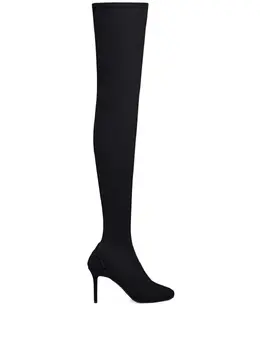 Courrèges: Чёрные ботинки 