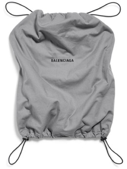 Balenciaga: Хлопковая сумка 