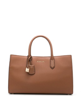 Michael Michael Kors: Коричневая сумка-шоппер 